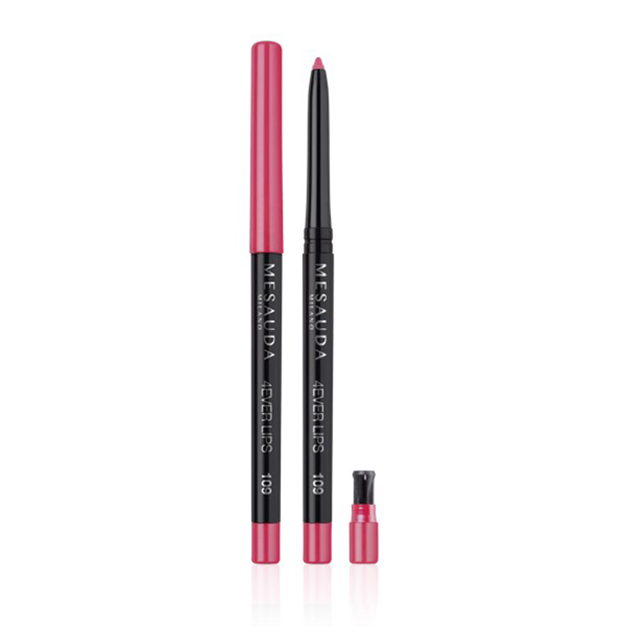 4 ever Lips Automatic Lip Pencil Waterproof (109 Pink ) -  (0,35ml) - Mesauda Milano |  Lip pencil στο Make Up Art
