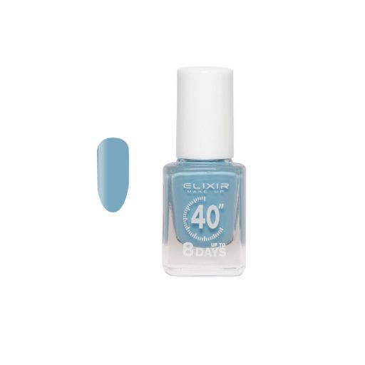 up To 8 Days #160 (Baby Blue) 13 ml- Elixir Make-Up |  Βερνίκια στο Make Up Art