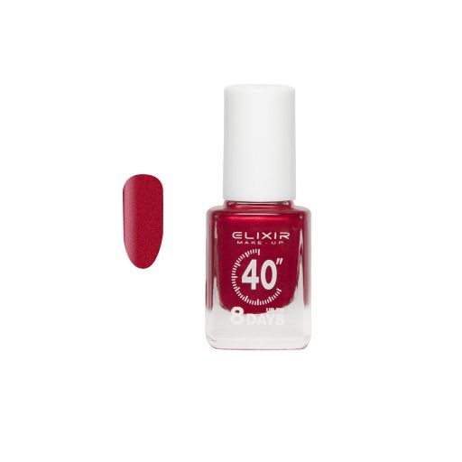 up To 8 Days #230 (Metallic Red) 13 ml - Elixir Make-Up |  Βερνίκια στο Make Up Art