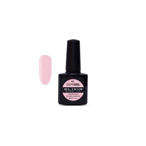 Semigel (Ημιμόνιμο βερνίκι) – #811 (Brilliant Rose) 8ml - Elixir Make-Up |  Ημιμόνιμα βερνίκια στο Make Up Art