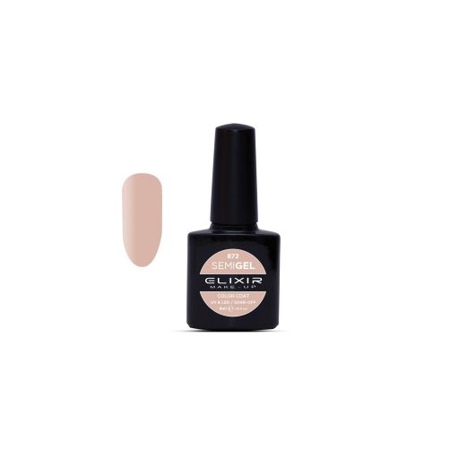 Semigel (Ημιμόνιμο βερνίκι) - #872 (Tan) 8ml - Elixir Make-up |  Ημιμόνιμα βερνίκια στο Make Up Art