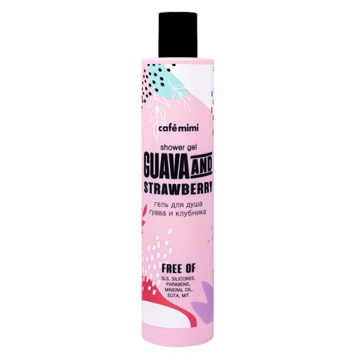 Shower Gel Guava & Strawberry 300 ml - Cafe Mimi |  Shower gel στο Make Up Art