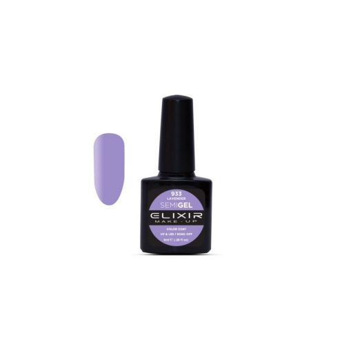 Semigel (Ημιμόνιμο βερνίκι) - #933 ( Lavender) 8ml - Elixir Make-Up |  Ημιμόνιμα βερνίκια στο Make Up Art