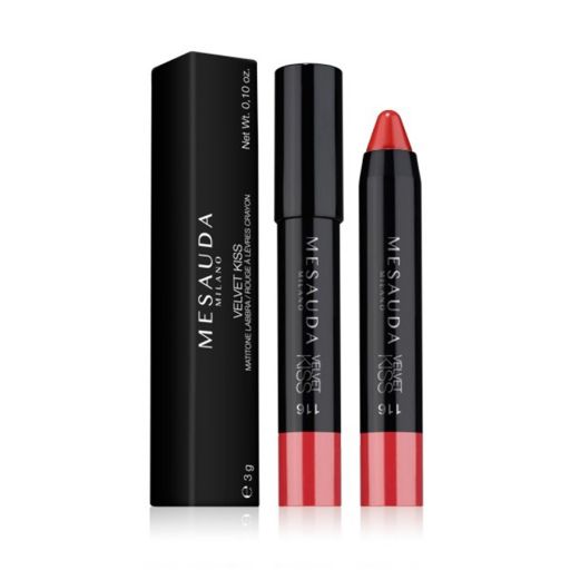 Velvet Kiss Chubby Lip Pencil 116 ( Reddaeton ) 3 ml -  Mesauda Milano |  Μακιγιάζ στο Make Up Art