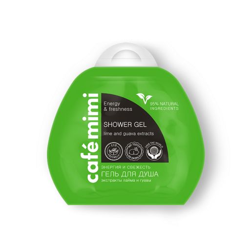 Shower gel Energy and freshness 100 ml - Cafe Mimi |  Shower gel στο Make Up Art