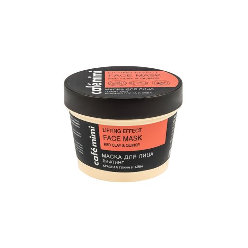 Face Mask Lifting Effect Red Clay & Quince 110 ml - Cafe Mimi |  Skin Care στο Make Up Art