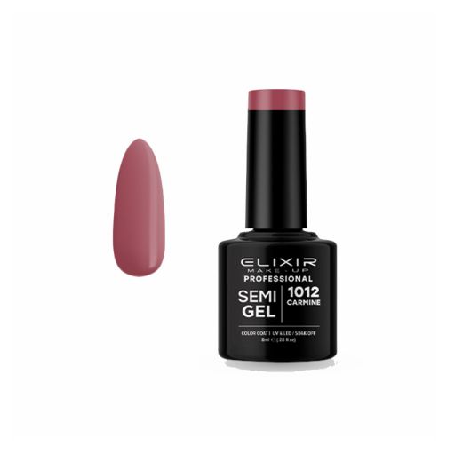 Semigel 8ml – #1012(Carmine) - Elixir Make-Up |  Nails στο Make Up Art